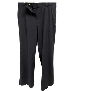 TALBOTS Wool Navy Tall Lined Pants